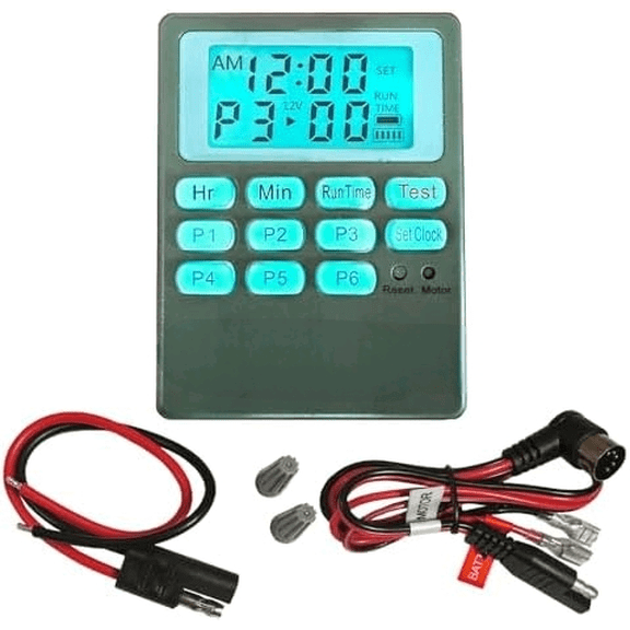 The Timer Wildlife Feeder Controller for Deer, Turkey, Hog and Other Wildlife Feeders, 12 Volt or 6 Volt, Easy to Program and Install with Backlit LCD, Multiple programmable Feed Times$$Other