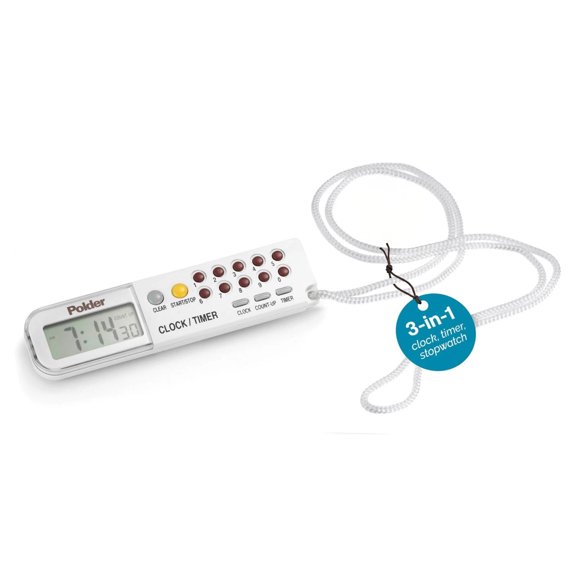 Timer and Stopwatch with Large Combination Clock Easy-to-Read Digital Displ...