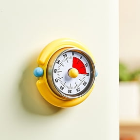 Timer for Kids - Visual Clock, Time Manager for Task Tracking, Counting Device with Alarm Feedback, Tool for Potty Training, School Work - Yellow