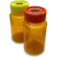 thumbnail image 1 of TimerCap Automatically Displays Time Since Last Opened - Built-in Stopwatch Smart Pill Bottle Cap Medication Reminder Case (Qty 2-4.0 oz Amber Bottles) CRC, 1 of 5