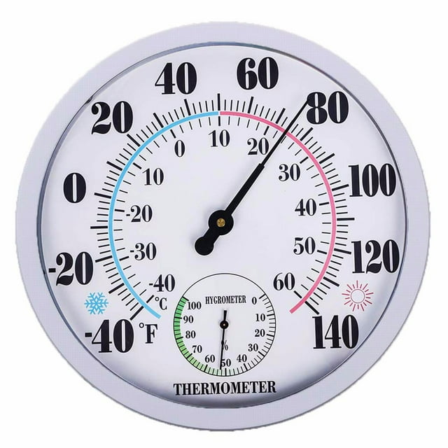 Timers Indoor Outdoor Thermometer Large Wall ThermometerHygrometer