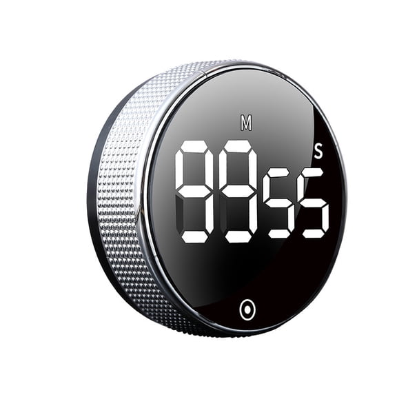 Timers, Kitchen Timer for Kids, Digital Countdown Magnetic Egg Timer for Cooking, with Constant Light Function for classrooms, Quiet for Children and TeachersBlack