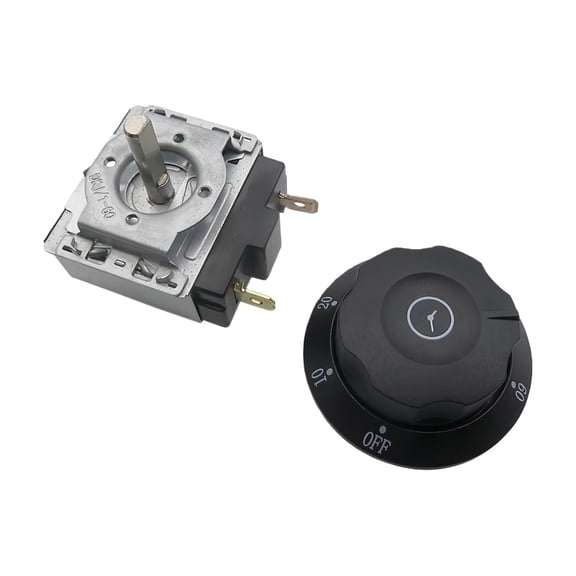 Timers Set For Mechanical 120min Timers With Knob And Installation Screws