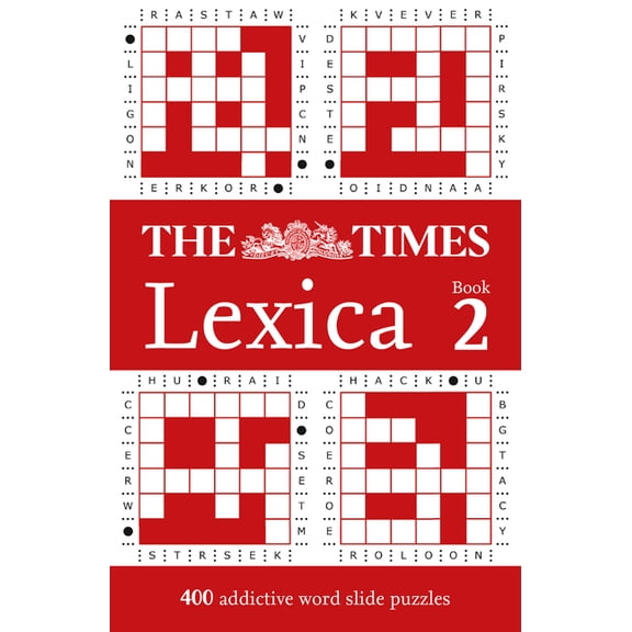 The the Times Lexica Book 2: 400 Word Slide Puzzles, (Paperback)