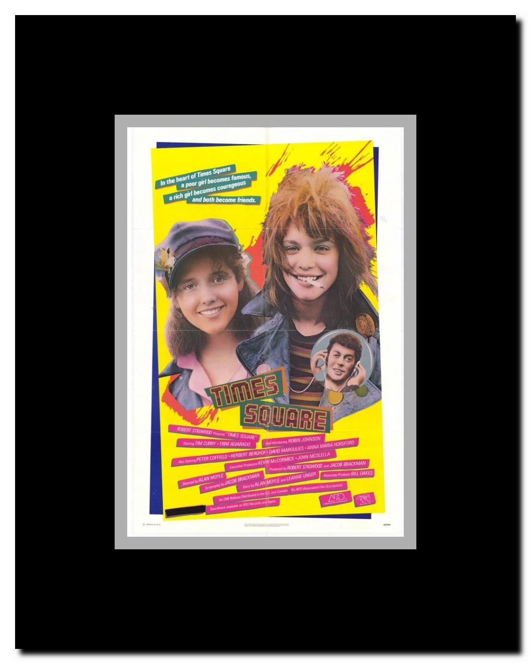 Times Square Framed Movie Poster