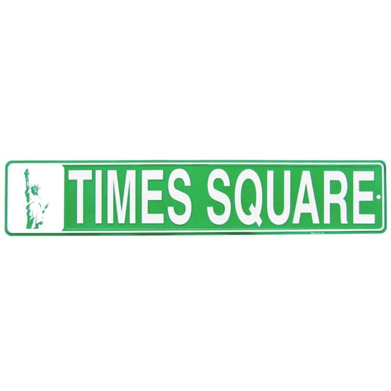 Times Square Metal Street Sign US Made NYC Souvenir Man Cave Bar Pub Wall Decor Times Square Metal Street Sign US Made NYC Souvenir Man Cave Bar Pub Wall Decor