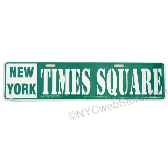 Times Square NYC Street Sign - New York City Embossed Replica Souvenir Gift