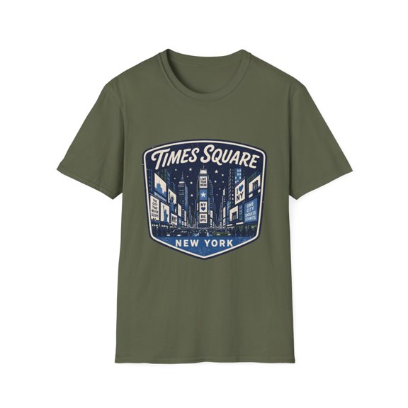 Times Square New York City Night Skyline Graphic T-Shirt