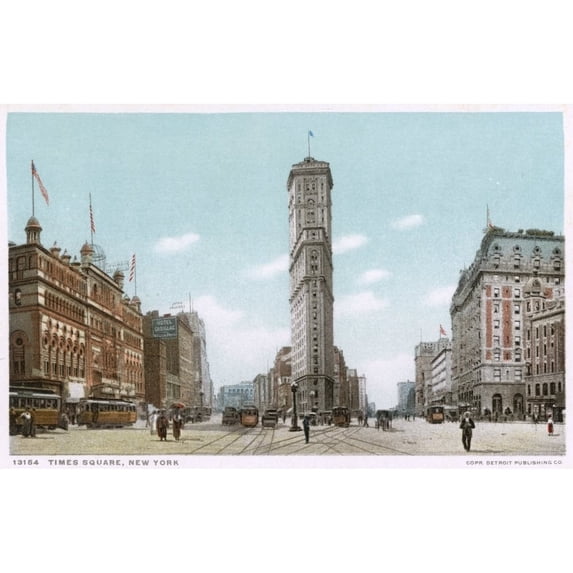 Times Square New York Usa Poster Print By Mary Evans Grenville Collins Postcard Collection
