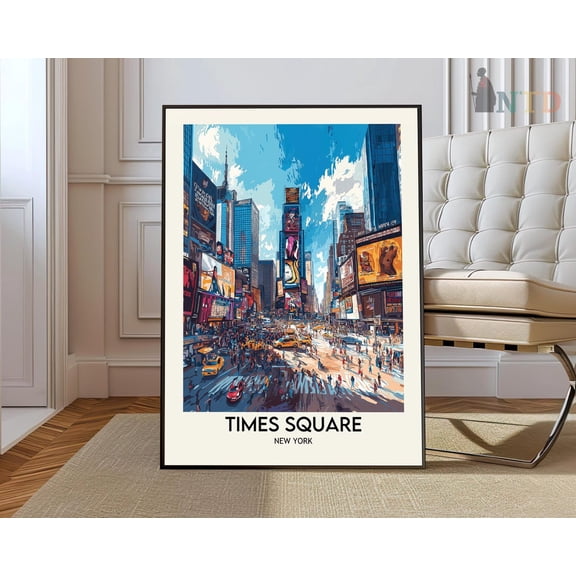 Times Square Print, Times Square Wall Art, Times Square Poster, Times Square Photo, Times Square Poster Print, Times Square New York Poster Wall Art, Modern Wall Decor, 8x12 UNFRAMED