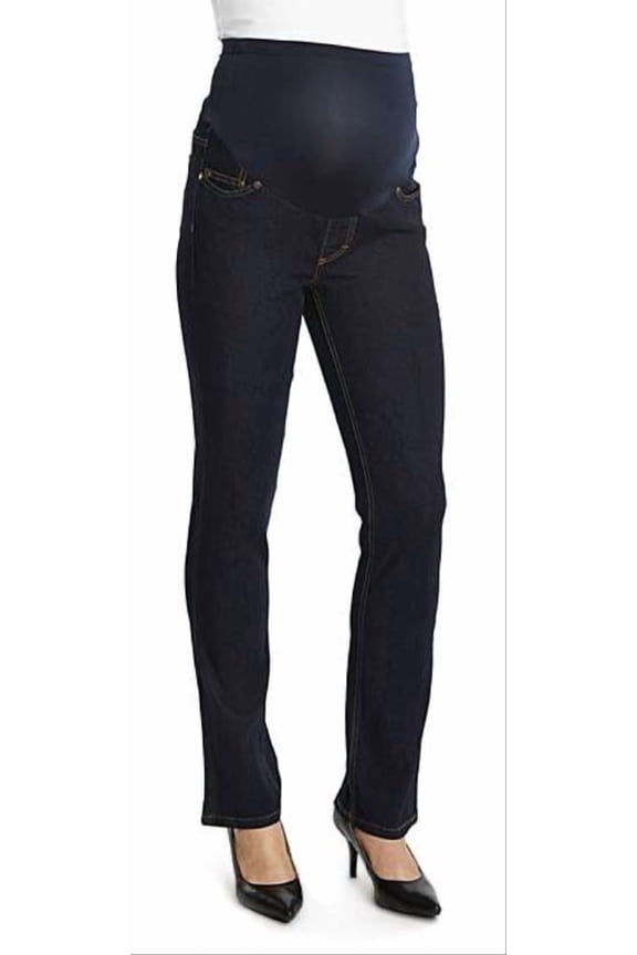 Maternity Overbelly Super Soft Straight Leg Five Pocket Jean