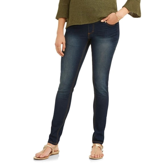 Times Two Maternity Super Soft Overbelly Five Pocket Skinny Jean
