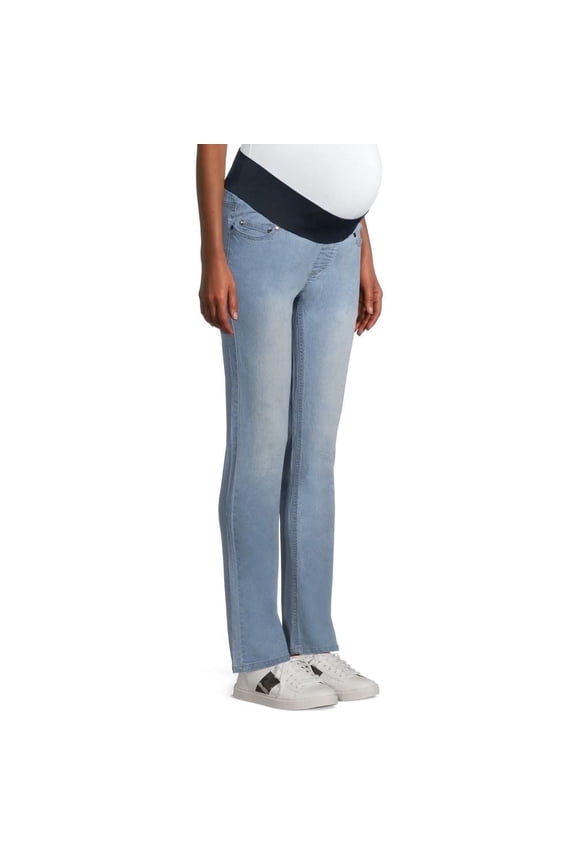 Maternity Super Soft Underbelly Five Pocket Straight Leg Jean