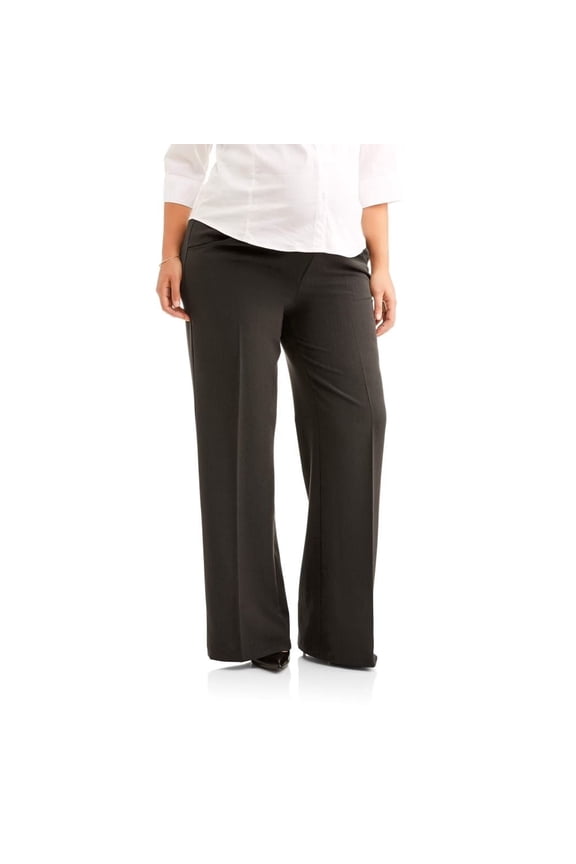 Maternity Women's Overbelly Flare Leg Career Dress Pants (Women's & Women's Plus)