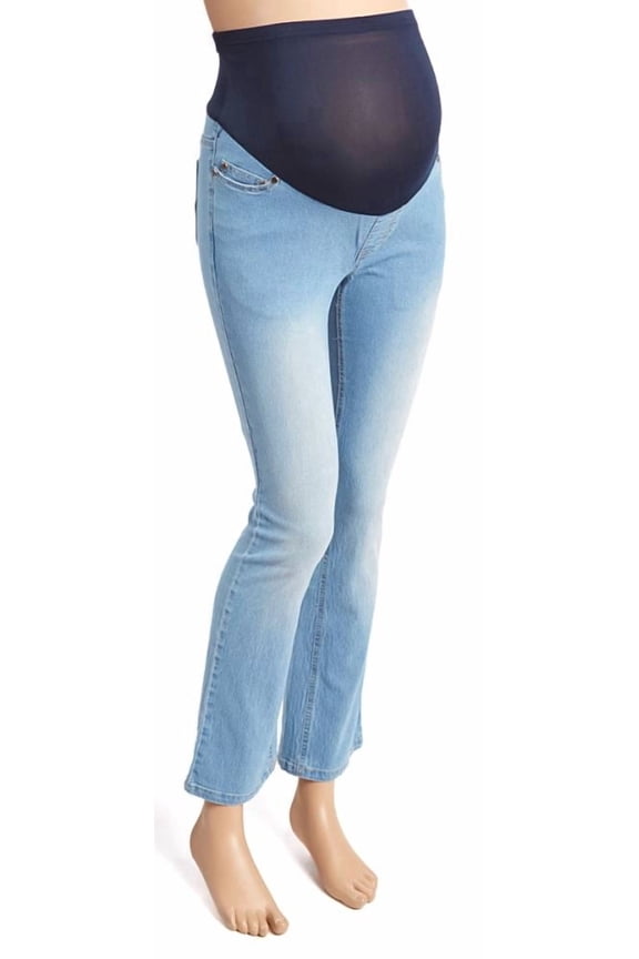 Maternity Overbelly Straight Leg Five Pocket Jeans