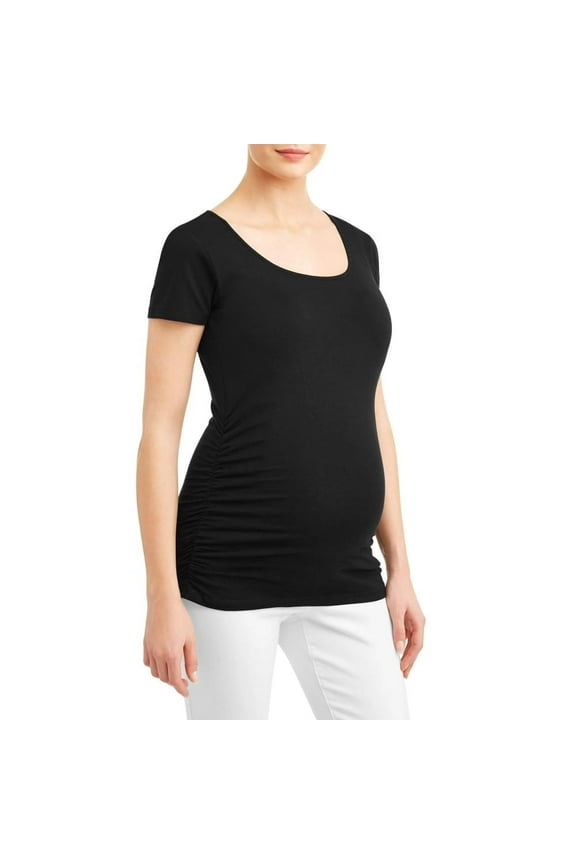 Ruched Sides Maternity T-shirt