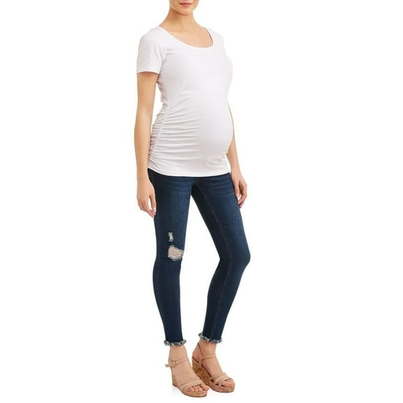Times Two Ruched Side Maternity T-Shirt