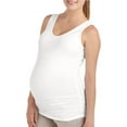 thumbnail image 1 of Times Two Scoop Tank Ruched Sides Maternity, Tank Tops, 1 of 3