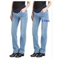 thumbnail image 1 of Times Two Super Soft Underbelly Five Pocket Straight Leg Maternity Jean | Plus-size 2-pack, 1 of 6