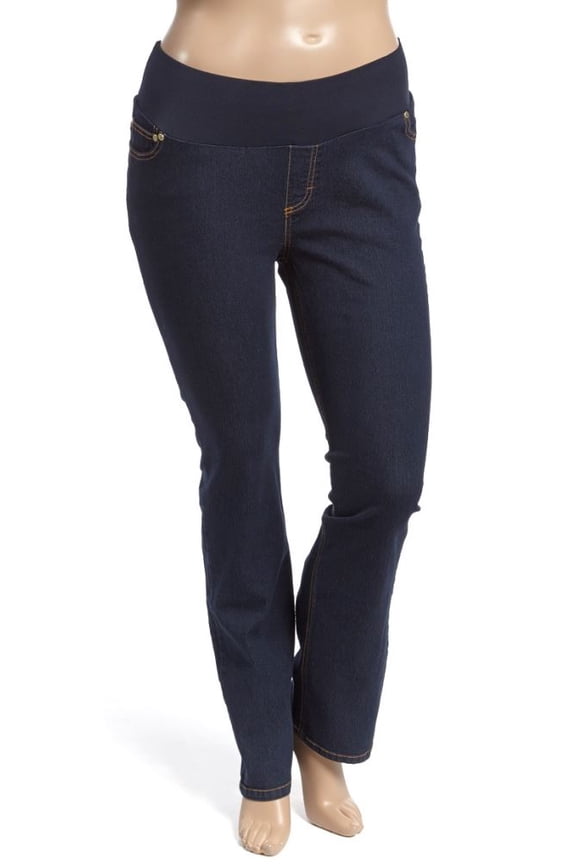 Super Soft Underbelly Five Pocket Straight Leg Maternity Jean