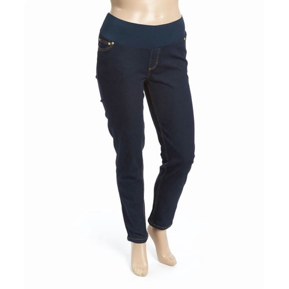Times Two Super Soft Underbelly Five Pocket Straight Leg Maternity Jean