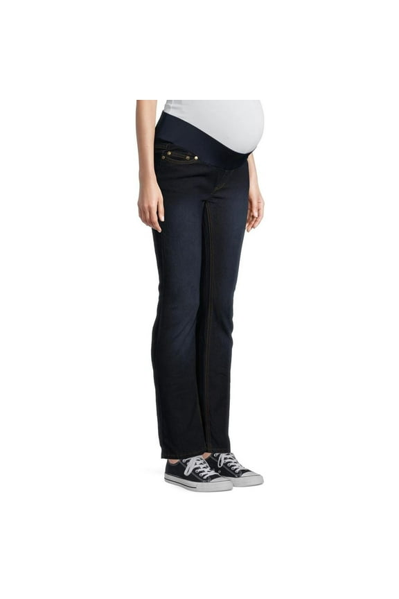 Super Soft Underbelly Five Pocket Straight Leg Maternity Jean