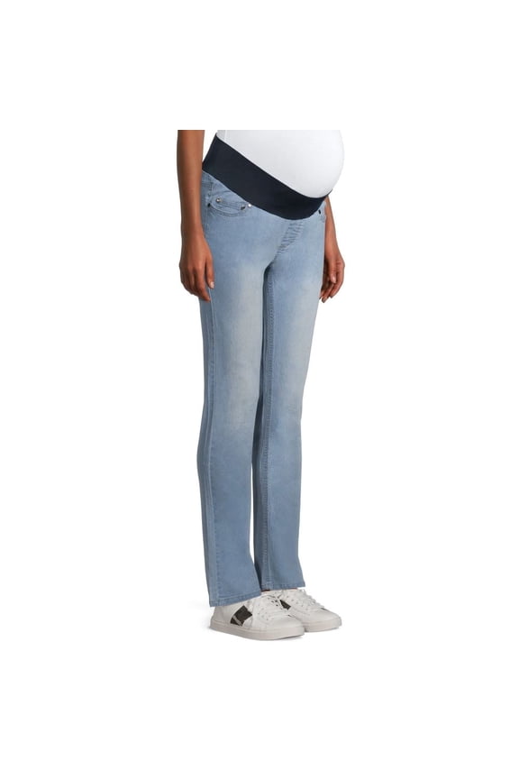 Super Soft Underbelly Five Pocket Straight Leg Maternity Jean