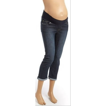 Times Two Underbelly Maternity Denim Capri