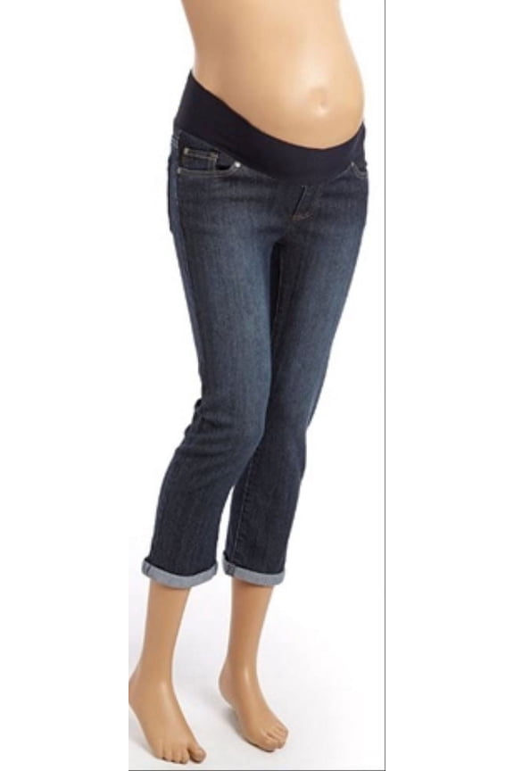 Times Two Underbelly Maternity Denim Capri