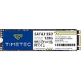 thumbnail image 1 of Timetec 128GB SSD 3D NAND SATA III 6Gb/s M.2 2280 NGFF 64TBW Read Speed Up to 550MB/s SLC Cache Performance Boost Internal Solid State Drive for PC Computer Laptop and Desktop (128GB), 1 of 9