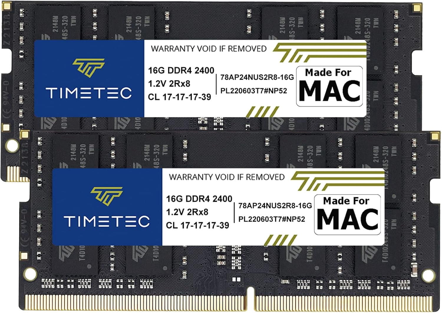 Timetec 32GB KIT(2x16GB) Compatible for Apple 2017 iMac 27-inch w/Retina 5K Display, 2017 iMac 21.5-inch w/Retina 4K or Non-Retina DDR4 2400MHz PC4-19200 CL17 Sodimm RAM Upgrade (32GB KIT(2x16GB))