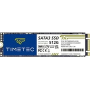Timetec 512GB SSD 3D NAND TLC SATA III 6Gb/s M.2 2280 NGFF 256TBW Read Speed Up to 530MB/s SLC Cache Performance Boost Internal Solid State Drive 512GB