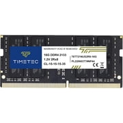 Timetec 16GB DDR4 Laptop RAM Memory, 2133MHz PC4-17000, SODIMM 260-Pin, Non-ECC Unbuffered, 1.2V CL15, Dual Rank 2Rx8