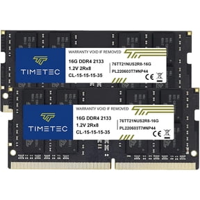 Timetec 32GB KIT (2x16GB) DDR4 2133MHz (PC4-2133P) PC4-17000 SODIMM Laptop RAM 260-Pin 1.2V CL15 Non-ECC Unbuffered Memory Module for Laptop, Notebook, Mini PC, All-in-One
