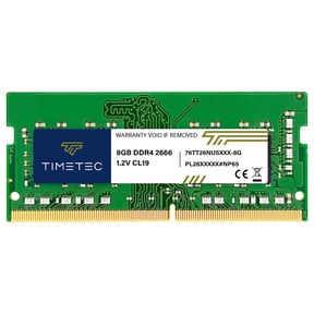 Timetec 8GB DDR4 2666MHz (PC4-2666V) PC4-21300 SODIMM Laptop RAM 260-Pin 1.2V CL19 Non-ECC Unbuffered Memory Module for Laptop, Notebook, Mini PC, All-in-One