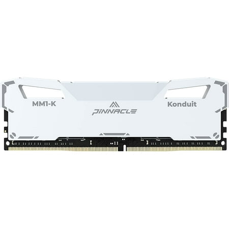 Timetec Pinnacle Konduit 16GB DDR4 3200MHz PC4-25600 CL16-20-20-40 XMP2.0 Overclocking 1.35V Dual Rank Compatible for AMD and Intel Desktop Gaming PC Memory Module - White