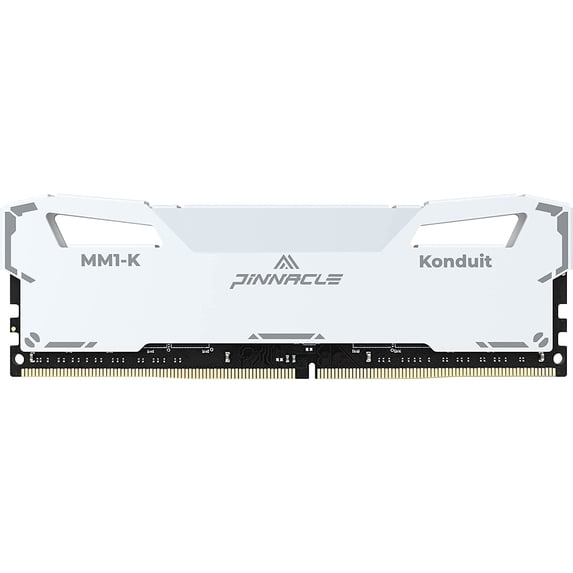 Timetec Pinnacle Konduit 16GB DDR4 3200MHz PC4-25600 CL16-20-20-40 XMP2.0 Overclocking 1.35V Dual Rank Compatible for AMD and Intel Desktop Gaming PC Memory Module - White