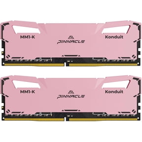 Timetec Pinnacle Konduit 32GB KIT(2x16GB) DDR4 3200MHz PC4-25600 CL16-18-18-38 XMP2.0 Overclocking 1.35V Compatible for AMD and Intel Desktop Gaming PC Memory Module RAM - Pink