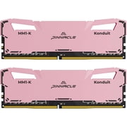 Timetec Pinnacle Konduit 32GB KIT2x16GB DDR4 3200MHz PC4-25600 CL16-18-18-38 XMP2.0 Overclocking 1.35V Compatible for AMD and Intel Desktop Gaming PC Memory Module RAM - Pink