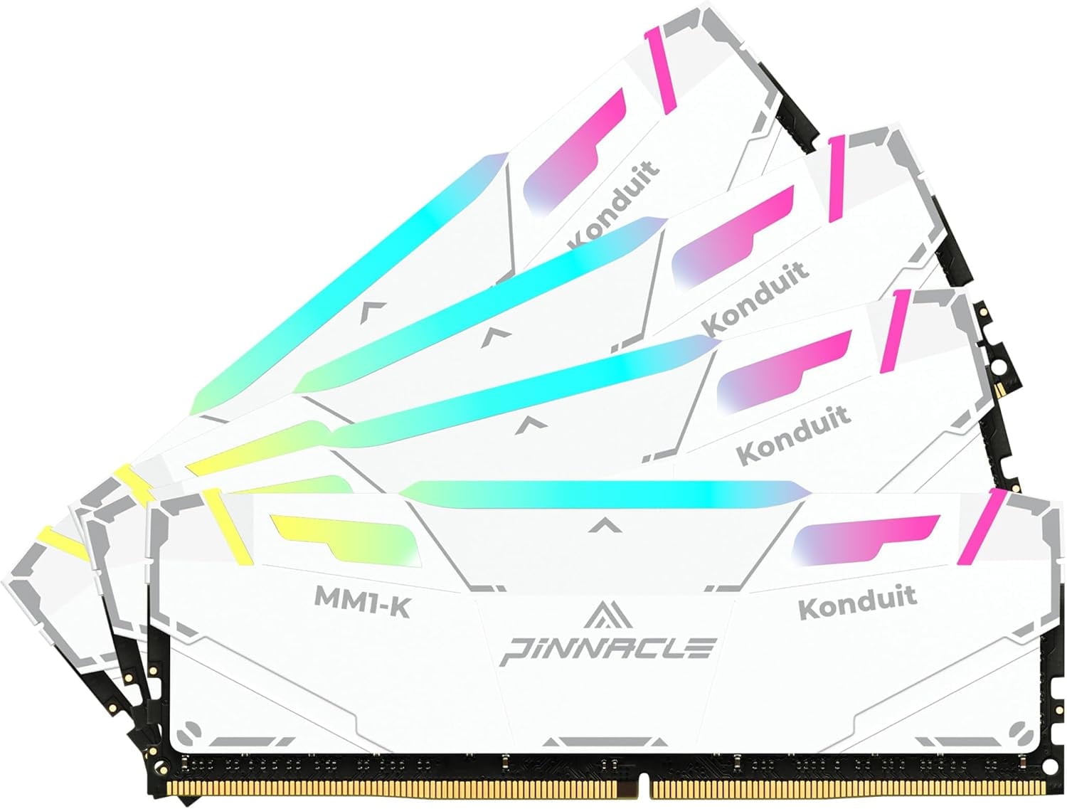 Timetec Pinnacle Konduit RGB 64GB キット(2x32GB) DDR4 3200MHz PC4-25600 CL16-18-18-38 XMP2.0 オーバークロッキング 1.35V AMDおよびインテル(並行輸入品) : Timetec Pinnacle Konduit RGB DDR4 3200MHz PC4-25600