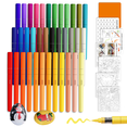 thumbnail image 1 of Timetome 36 Colors Acrylic Paint Pens, Brush Tip Acrylic Paint Markers, for Rock Painting, Ceramic, Wood, Canvas, Glass, Stone, Glass, Egg, Fabric, DIY & Art Supplies, Art Painting Supplies Kit, 1 of 9