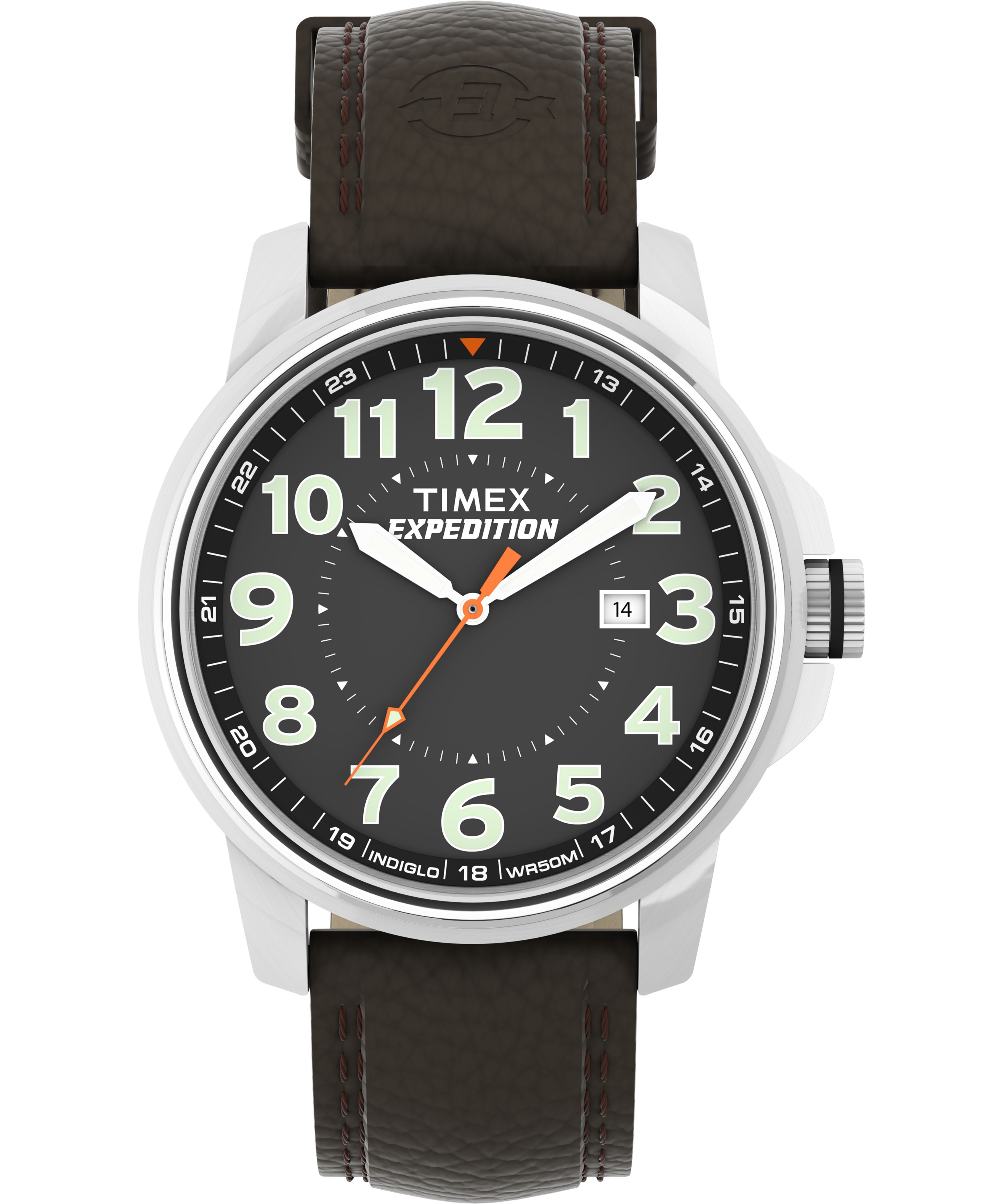 Timex Adult Men's Expedition Wristwatch, Brown