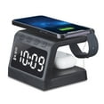 thumbnail image 1 of Timex Alarm Clock with Fast Wireless Charging Station for iPhone, Samsung, and AirPods - Black (TWW30B), 1 of 5