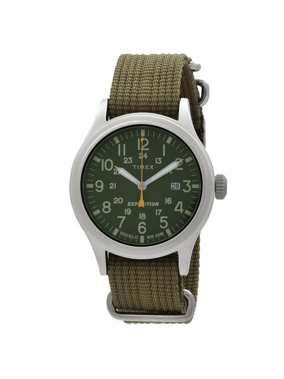 Allied 40mm Green Dial Green Fabric Mens Watch TW2V63700