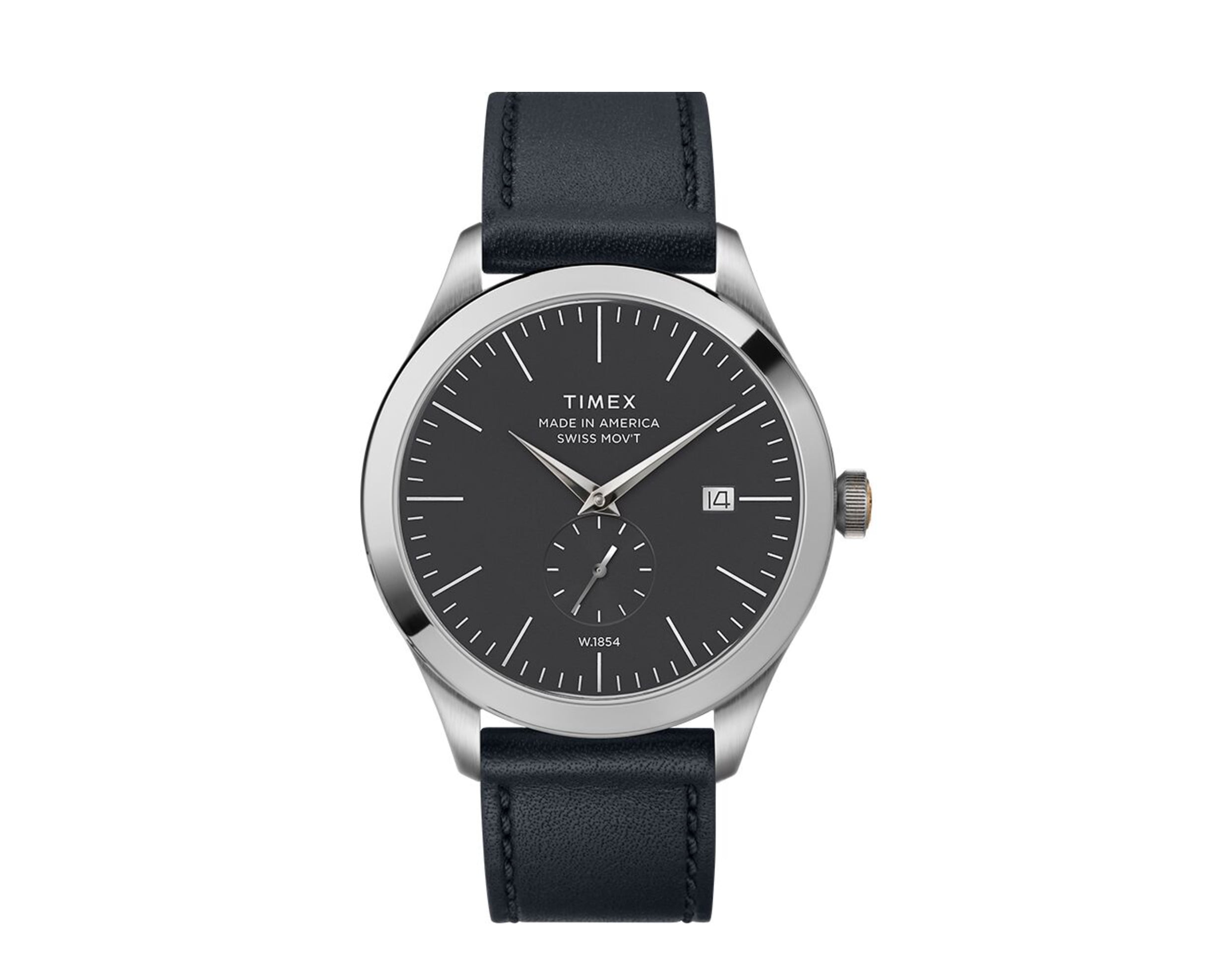 時計 Timex American Documents 41mm Mens Watch Timex American Documents 41mm Leather Strap Watch - Walmart.com