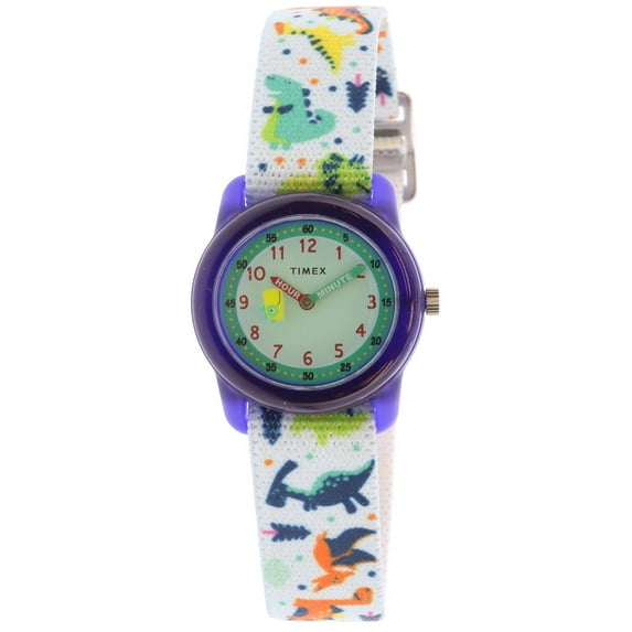 Timex Analog Elastic Fabric TW7C77300 Blue Nylon Japanese Quartz Fashion Watch