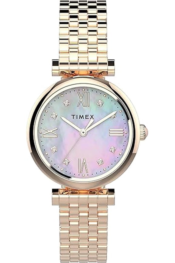 Analog Mother of Pearl Dial Women's Watch-TW2T78800
