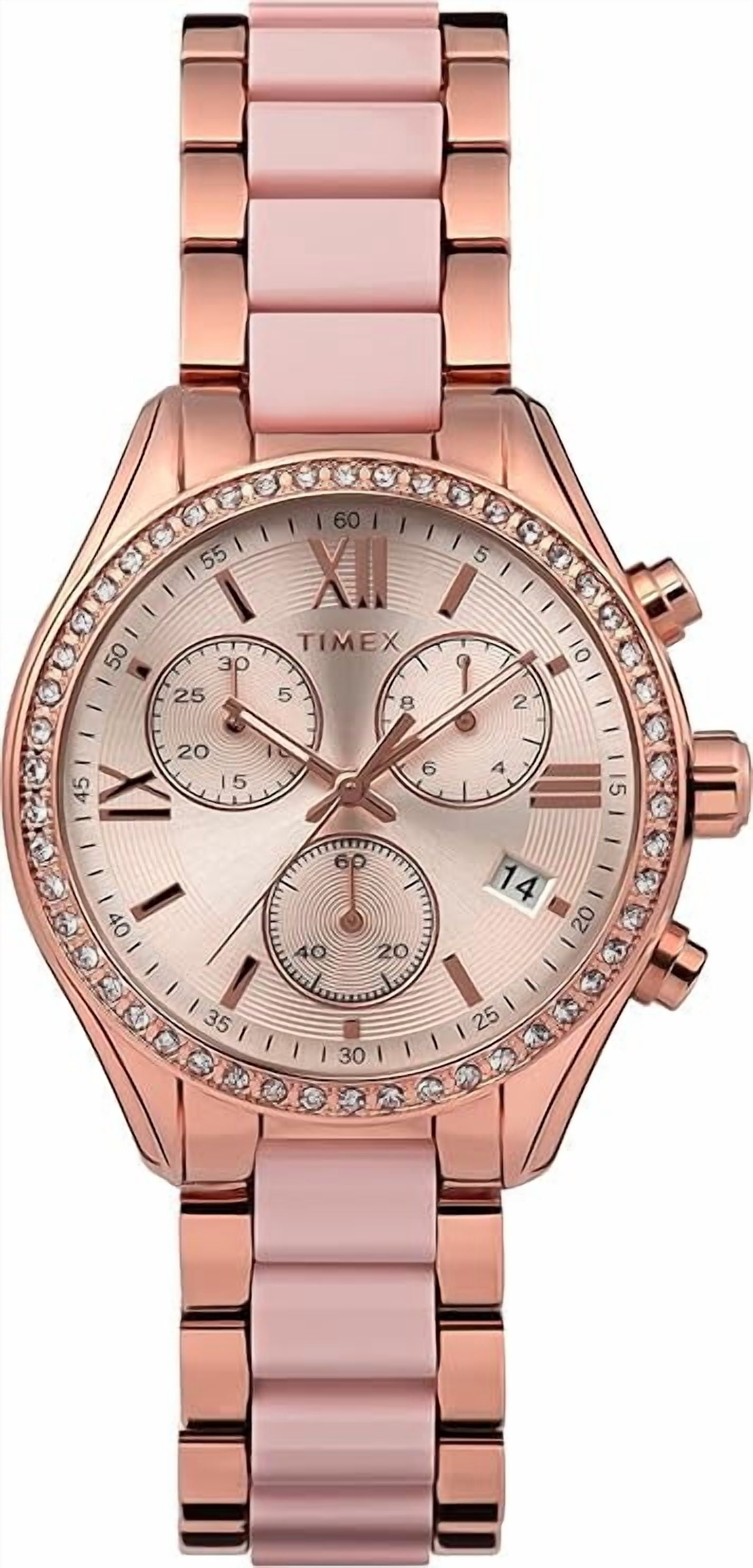 Timex Chronograph Quartz Crystal Ladies Watch