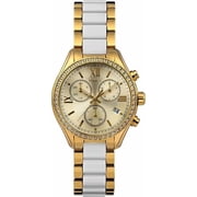 Timex Classic Chronograph Quartz Crystal Gold Dial Ladies Watch
