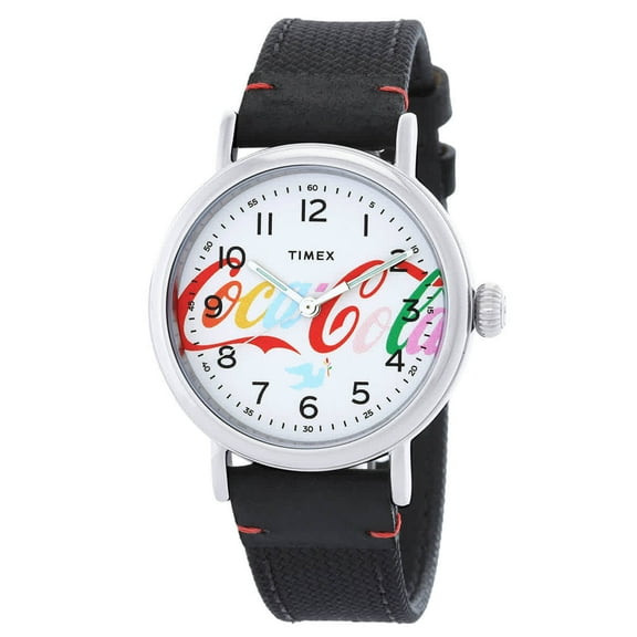 Timex Coca Cola Unity Quartz White Dial Men's Watch TW2V26000